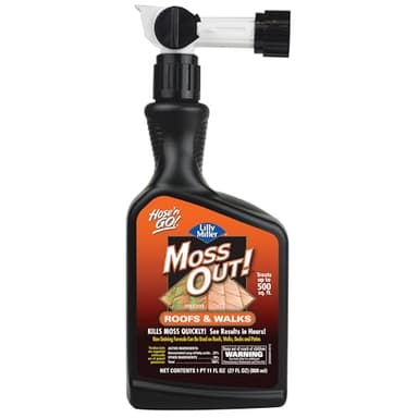 Lilly Miller Moss Out for Roofs and Walks Ready to Spray 27oz, Natural Organic