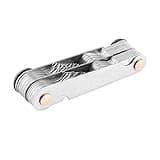 Thread Gauge Standard And Metric, 51/52Pcs Metric+ imperial (52pc) Stainless Steel Thread Pitch Guage, 60 and 55 Degree Thread Pitch Gauge White(Metric+ imperial (52pc))