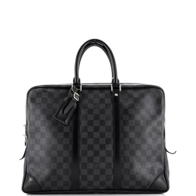 Louis Vuitton, Pre-Loved Porte-Documents Voyage Briefcase Damier GM, Black