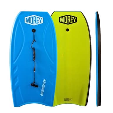 MOREY® Boogie Boards for Beach. Cruiser Bodyboard; 42.5 in Full Size Body Boards for Beach, for All Skill Levels, Engineered with HDPE Slick Bottom for Speed & Front Deck Contours to Grip. 2026 Model.