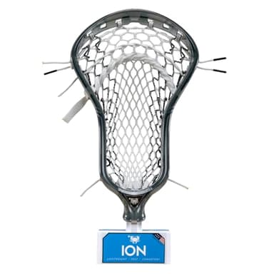 ECD Lacrosse - Ion - Lacrosse Head (Ion - Strung Head, Midnight/Black-StormStriker)
