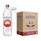BONNEVAL - Natural Sparkling Water - 100% Pure Mineral Water from the French Alps - Naturally Filtered for 2000 Years - Rich in Electrolytes - Eco-Friendly 25% RPET Bottles tethered caps - 6 pack, 33.8 FL OZ