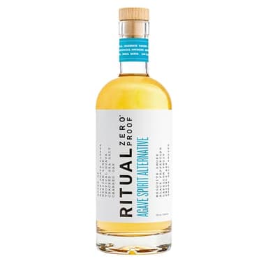 RITUAL ZERO PROOF Agave Spirit Alternative | Award-Winning Non-Alcoholic Spirit | 25.4 Fl Oz (750ml) | Zero Calories | Sustainably Made in USA | Make Delicious Alcohol Free Cocktails