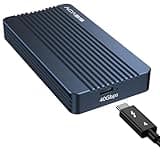 ACASIS 40Gbps M.2 NVMe SSD Enclosure, Only Compatible with Thunderbolt 4/3 USB4,TBU405 Air for M1 M2 Pro/Max, Tool Free Installation, Support M-Key Interface B+M 2280 SSD Size
