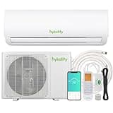 Wifi Enabled 9,000 BTU Mini Split Air Conditioner & Heater, 19 SEER2 115V Split AC Unit Ductless Inverter System with Heat Pump, Installation Kits - Cools Rooms up to 450 Sq.Ft