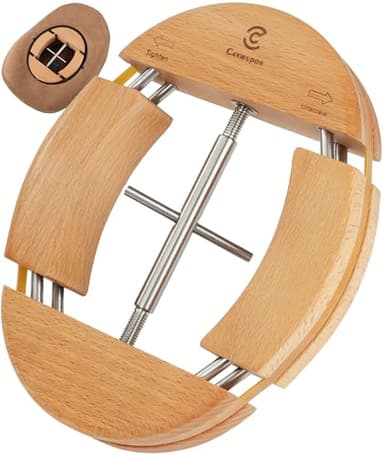 Hat Stretcher for Fitted Cowboy Hats Stretchers for Men - 4 Way Expander Extender Shaper Widener XL Large Size Enlarger (4 Way Wood)