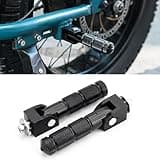 YIBEICO Passenger Foot Pegs for Super 73 S1/S2/ZX/RX/S Adventure Series, Foldable Non-Slip Passenger Footrest Pegs, Rearsets Foot Rest Pegs Pedals, Accessories for Super 73