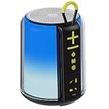 CofunKool Portable Bluetooth Speaker with AUX Input, 8W Loud Stereo Sound, RGB Light, TF-Card/USB Flash Drive Input, Wireless BT 5.3 Dual Stereo Pairing, for Home Outdoor Travel