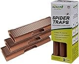 RESCUE! Spider Traps – Catches Brown Recluse, Hobo Spiders, Black Widows & Wolf Spiders – 3 Traps