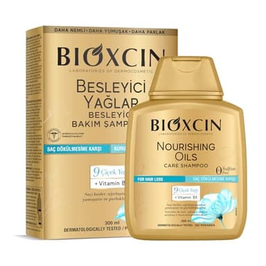 BIOXCIN Nourishing Oils Moisturizing Hair Shampoo For Dry Damaged Hair 300 ml