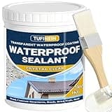 Transparent Waterproof Coating, TUFINEIN 35oz Invisible Waterproof Agent Indoor & Outdoor Waterproof Sealant Water-Based Clear Sealant Waterproof