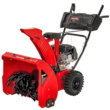 CRAFTSMAN Select 24" Snow Blower Gas, Two-Stage Snowblower, Start Push Button, 208cc Powerful Engine, Self Propelled Gas-Powered Snow Blowers, 24-in. Clearing Width (31AS6K1EB93)