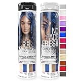 No Fade Fresh Blue Blast Depositing Shampoo + Conditioner Duo - Enhance & Refresh Bright Temporary Hair Dye, Prevent Fading