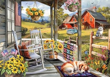 Buffalo Games - Tom Wood - Mr. Grumpy Grey - 500 Piece Jigsaw Puzzle for Adults - Challenging Puzzle Perfect for Game Nights - Finished Size is 21.25 x 15.00