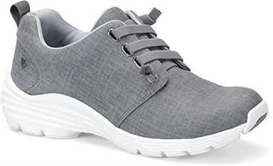 Nurse Mates Align Velocity NMA20001 Women's Orthotic Stretch Lace Sneakers Grey 10W