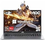 Gaming Laptop with AMD Ryzen 7 5700U Processor(8C/16T, Up to 4.3GHz), 16.1“ FHD Display Laptop Computer with Backlit Keyboard, 16GB RAM 512GB NVMe SSD, WiFi 6, HDMI 1.4, USB3.2, Type-C, 53Wh Battery