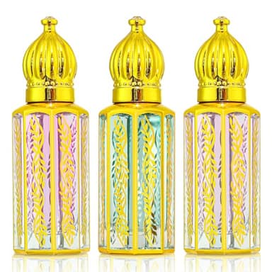 MR.A 3Pack Arabian Perfume for Women, Arabic Long Lasting Roll On Parfum Oils Gift Set, Luxury Arab Parfume Oil for Women Travel Mini Size, Eau de Parfum Parfume, Arabe Roller ball Pheromone Perfume