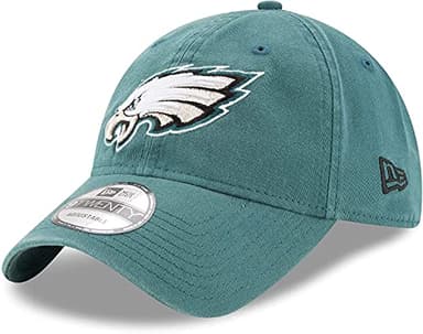 New Era NFL Core Classic 9TWENTY Adjustable Hat Cap One Size Fits All (Philadelphia Eagles Green)