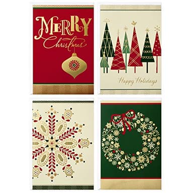 Image Arts Hallmark Christmas Boxed Cards Assortment, Elegant Icons (4 Designs, 24 Cards with Envelopes)