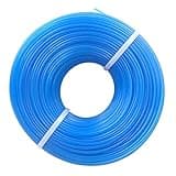 Grass Trimmer Line 328ft Weed Eater Wacker String .065'' Weed Trimmer Spool Replacement, Nylon Material for String Trimmers, 1.6mm Diameter