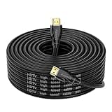 kanmis 4K HDMI Cable 50ft, High Speed Hdmi 2.0 Cables &4K@60Hz 2K 1080P, Ultra High Speed Gold Plated Connectors hdmi Cord, Compatible with PlayStation Arc PS3 PS4 PC HDTV