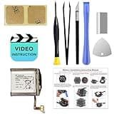 SM-R810 SM-R815 For Galaxy Watch (42mm) / Gear S4 Battery Replacement, EB-BR810ABU Battery Compatible with Samsung Galaxy Watch 1st 42mm (Gear S4), with Installation Instruction & Repair Tools