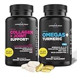 Livingood Daily Joint Support Bundle - Omega Fatty Acids with Collagen to Support The Overall Joint Health