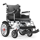 HomyKing Electric Wheelchairs for Adults, Foldable Electric Wheelchair, Lightweight Travel Motorized Wheelchairs for Seniors, Compact Folding Power Wheelchair, Fold Portable Mobility Scooter
