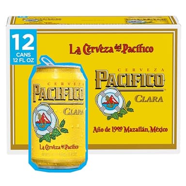 Pacifico Clara Beer, 12 pk, 12 oz cans, 4.4% ABV