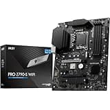MSI PRO Z790-S WiFi ProSeries Motherboard (Supports 12th/13th/14th Gen Intel Processors, LGA 1700, DDR5, PCIe 5.0, M.2, 2.5Gbps LAN, USB 3.2 Gen2, HDMI/DP, Wi-Fi 6E, Bluetooth 5.3, ATX)