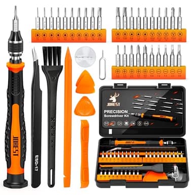 JOREST 40Pcs Small Precision Screwdriver Set with Torx Triwing Phillips, Mini Repair Tool Kit for Macbook, Computer, Laptop, PC, iPhone, PS5, Xbox, Switch, Glasses, Watch, Ring Doorbell, Electronics