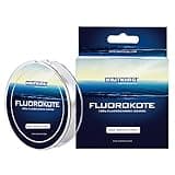 KastKing FluoroKote Pure Fluorocarbon Coated Fishing Line 8LB 300Yds 274M Clear