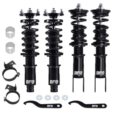 BFO Coilovers for Honda Civic 1988-2000, for Acura Integra 1990-1993, Height Adjustable Coilovers Suspension Kit, Preset Damping Shock Absorbers Struts, Lowering Kit