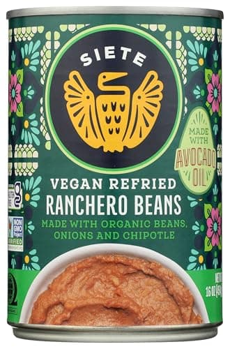 Siete Beans Refried Ranchero 16 OZ