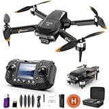 Screen Remote Control Drone With 1080P Camera Brushless Motor Drone With Storage Card RC Quadcopter 3Speed Switching Altitude Hold Obstacle Avoidance For Kids Adults 19 Mins Flight Wi-Fi Transmission