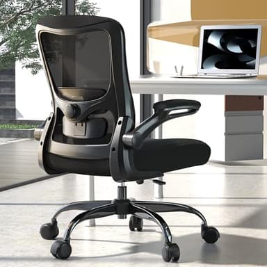 Ergonomic Office Chair - High Back Desk Chair with Adjustable Lumbar Support, Breathable Mesh Back, 330LBS Capacity, Easy Assembly, for Home Office Executive Computer Task