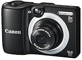 Canon PowerShot A1400 16.0 MP Digital Camera with 5X Digital Image Stabilized Zoom 28mm Wide-Angle Lens and 720p HD Video Recording (Black)