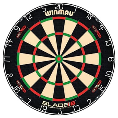 WINMAU Darts Blade 6 Dual Core Professional Dartboard with Official Tournament Specifications | Endorsed by The PDC