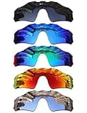 Vonxyz Set of 5 Lenses Replacement for Oakley Radar EV Path OO9208 Sunglass Combo Pack