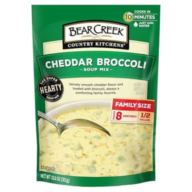 Bear Creek Soup Mix, Cheddar Broccoli, 10.6 Ounce (Pack of 6)