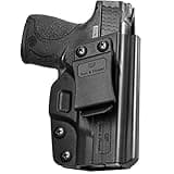M&P Shield 9mm Holster, IWB Polymer Concealed Carry M&P Shield Holster for M&P Shield .40 3.1''|Smith and Wesson MP Shield 9mm Holster|Adj.Cant&Retention | Fiber-Reinforced Polymer & Kydex Available