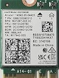 Intel AX210 IEEE 802.11ax Bluetooth 5.3 Tri Band Wi-Fi/Bluetooth Combo Adapter