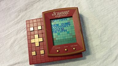 SCRABBLE EXPRESS Electronic Handheld Game (1999 Edition/Includes Instructions)