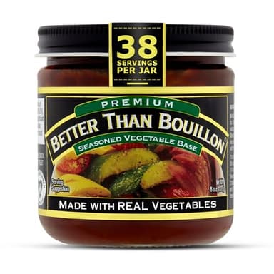 Better Than Bouillon Premium Seasoned Vegetable Base, Makes 38 Cups of Broth, 8 oz