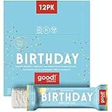 good! Snacks Vegan Birthday Cake Protein Bar | Gluten-Free, Plant Based, Low Sugar, Kosher, Soy Free, Non GMO | 15g Protein (12 Bars)…