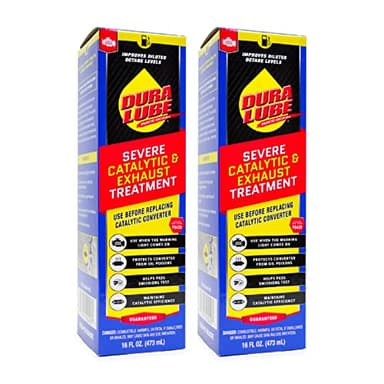 DURA LUBE 2 Pack Severe Catalytic and Exhaust Treatment Cleaner Fuel Additive, 16 fl. Oz, 2-Pack Combo Pack