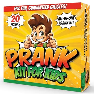 BLOONSY Prank Kit | 20 Ultimate Practical Jokes & Pranks for Kids | Prank Toys Pack Set Box for Gifts