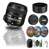 Nikon - AF-S DX Micro-NIKKOR 40mm f/2.8G Macro Lens (2200) + Filter Kit + Cap Keeper + Cleaning Kit