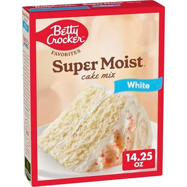 Betty Crocker Favorites Super Moist White Cake Mix, 14.25 oz