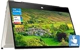 HP 2023 Pavilion x360 2-in-1 Convertible Laptop, 14" FHD Touchscreen, Intel i5-1135G7 (Upto 4.2GHz), Iris Xe Graphics, 16GB RAM, 1TB SSD, Fingerprint, Long Battery Life, Win 11+MarxsolCables